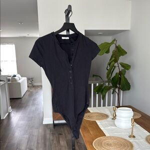 Reformation black bodysuit